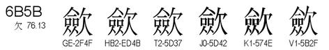 U+6B5B